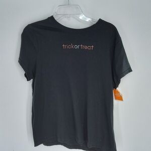 HALLOWEEN TRICK OE TREAT T SHIRT JUNIOR XXL